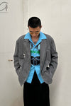 Walter Van BeirendonCK Star Shirt AW22-23 6006 Blue